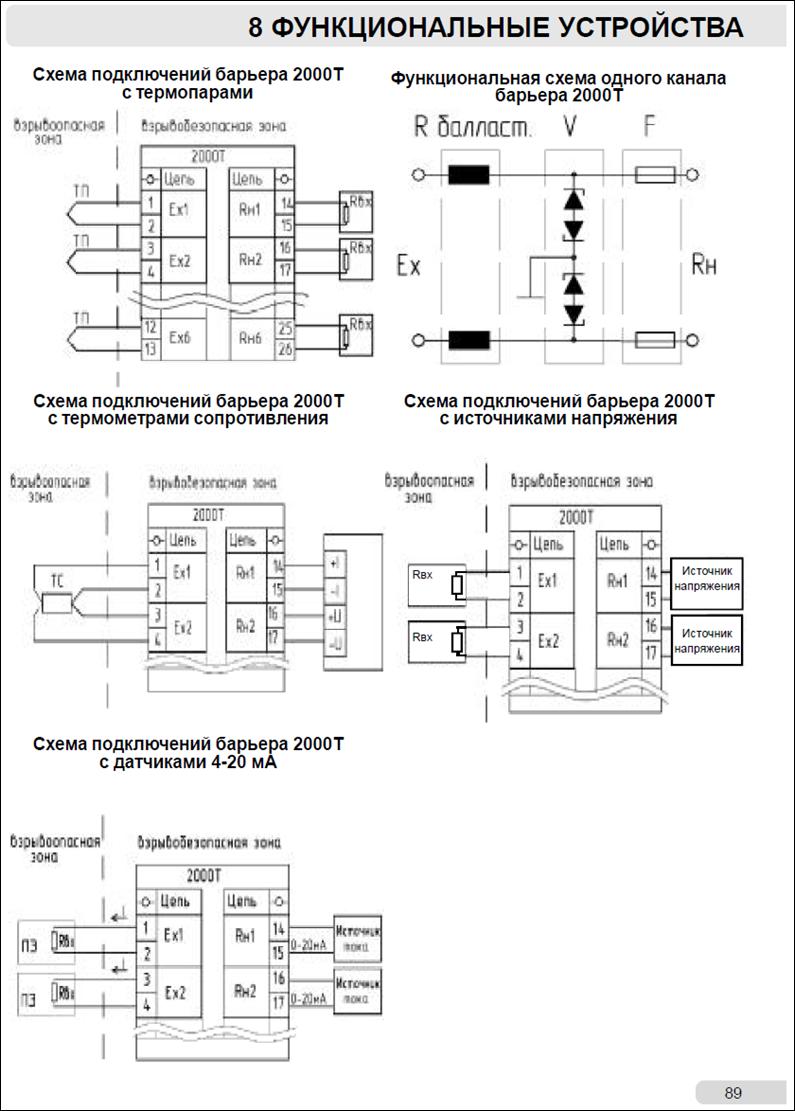 Барьер 2000км схема подключения